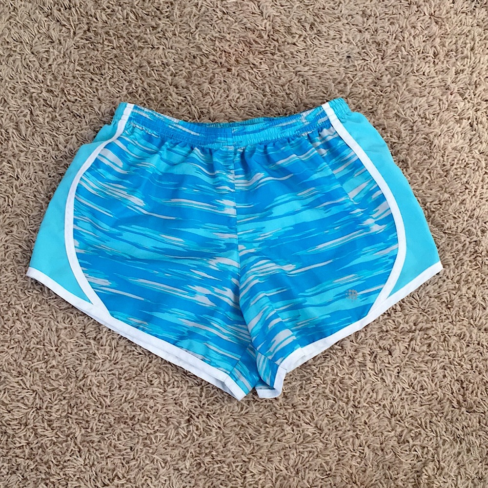 Blue Exercise Shorts